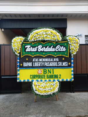 Papan Bunga Duka di Kebonkalapa