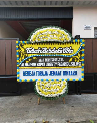 Papan Bunga Duka di Kebonkalapa