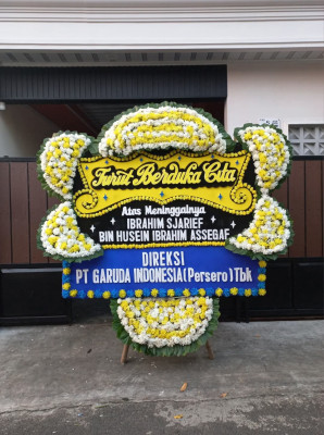 Papan Bunga Duka di Kebonkalapa