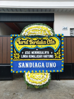 Papan Bunga Duka di Kebonkalapa