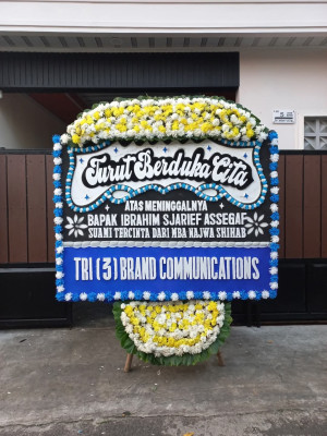 Papan Bunga Duka di Kebonkalapa